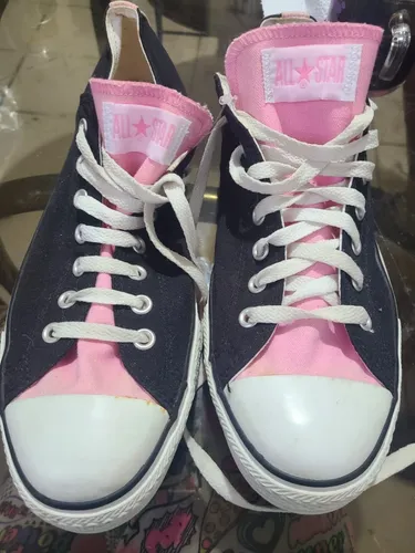Converse rosas online con negro