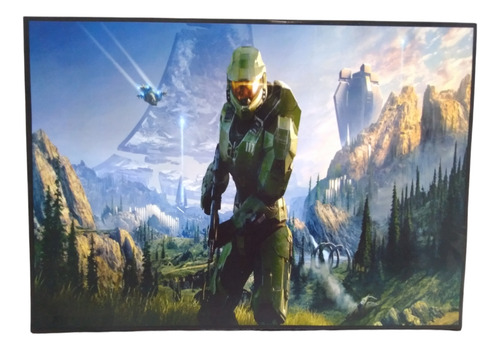 Halo Infinite Master Chief Cuadro Cartel Poster Bar G185
