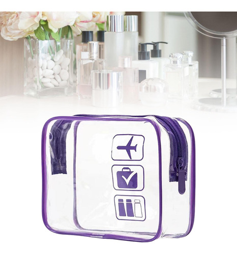 3 Bolsa De Maquillaje Transparente, Bolsa Cosmética