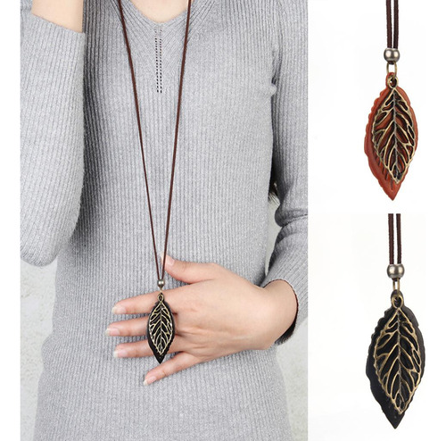 2 Collar Con Colgante Retro Para Mujer, Cadena De Cuerda