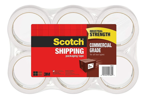 Scotch Cinta De Embalaje De Grado Comercial, 1.88 Pulgadas X