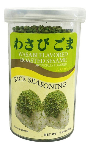 Furikake Wasabi Con Ajonjoli Sazonador De Arroz 50g Jfc