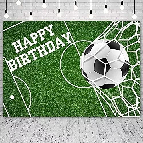 1pc Fondo Cumpleaños Fútbol Patty Banner Cumpleaños Feliz - Temu