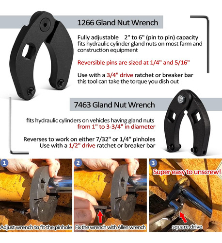 Kit De Herramientas De Reparación De Cilindros Hidráu...