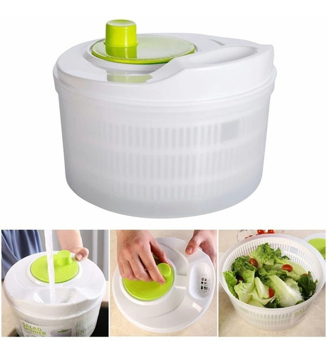 Centrifugadora De Ensaladas Lavadora De Verduras 4l