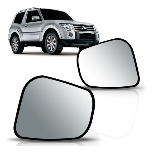 Lente Retrovisor Pajero Full 2008 A 2014 C/ Aquecimento-