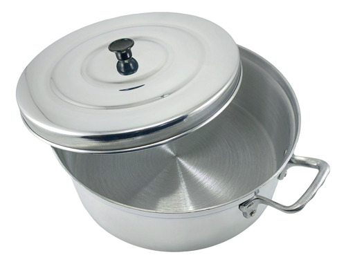 Arrocera De Aluminio Con Tapa De 28 Cm