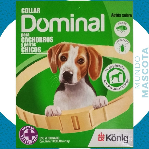 10 Collares Dominal Anti Pulgas Raza Pequeña Y Cachorros