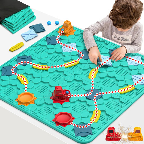 Juguetes Para Niños Juegos De Mesa Stem, Constructor De Carr
