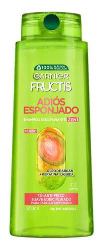  Shampoo 2 En 1 Fructis Adiós Esponjado 650ml