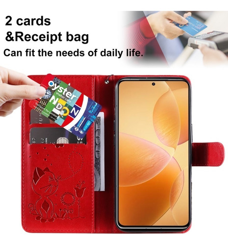 Funda Con Diseño De Gato Y Abeja For Xiaomi 14t/14t Pro