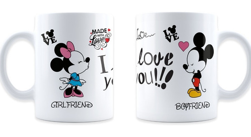 2 Tazas Pareja Wall Eva | 14 Febrero San Valentín