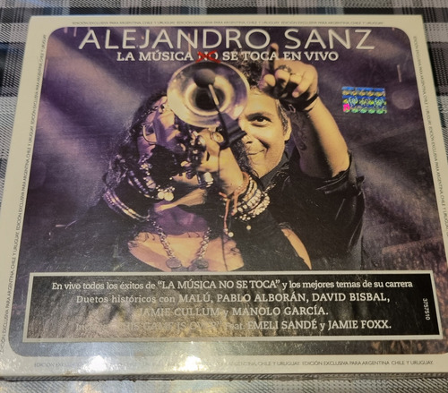 Alejandro Sanz - La Musica Se Toca  Cd/dvd New #cdspaterna 