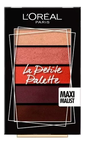 Sombra Petite Palette 01 Maximalist L'oréal Paris Color de la sombra Rosa