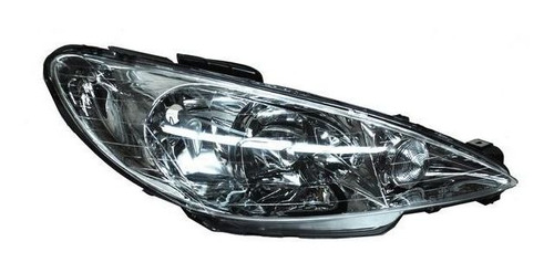 Faro Peugeot 206 2003 2004 2005 2006 2007 08 09 Liso 2 Focos