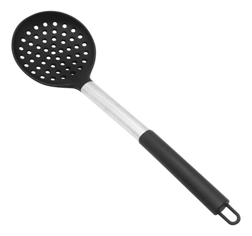 Cuchara Ranurada De Silicona, Sin Bpa Y Resistente Al Calor