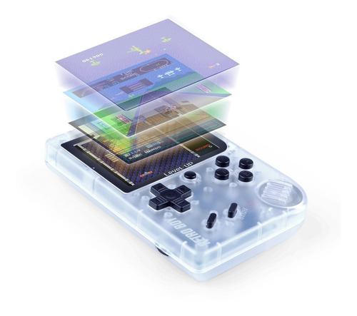 Consola Retro Boy Level Up Juego Portatil 168 Juegos A Bateria Recargable