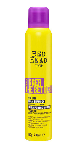 Shampoo Bed Head Tigi Bigger The Better Foam 200ml