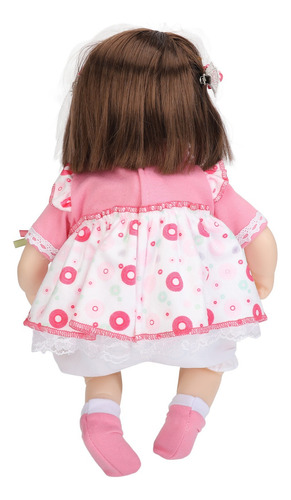 42cm Muñeca Baby Doll Cuerpo De Silicona Y Algodón Muñeca