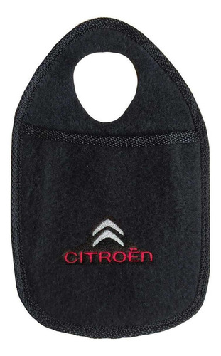 Porta Lixo Automotivo Carpete Com Logo Bordado Citroen