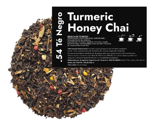 Te En Hebras Hora De Blendear X 250g-.54 Turmeric Honey Chai