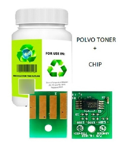 Kit De Polvo Toner + Chip Para Lex Mx310 Mx410 Mx510