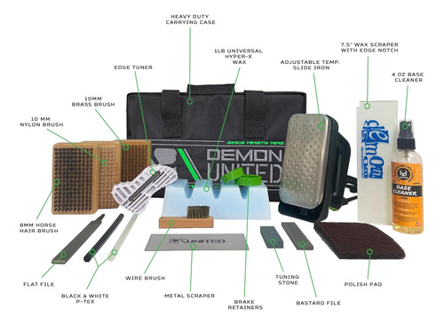 Demon Hyper Speed Kit De Afinación De Esquí Y Snowboa...