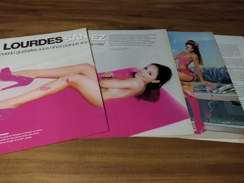 (ar782) Lourdes Sanchez * Clippings Revista 4 Pgs * 2015