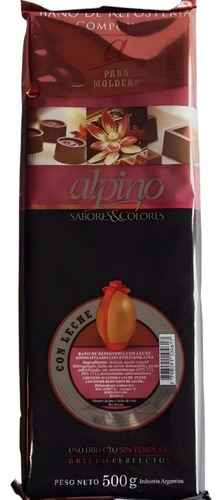 Chocolate con Leche Tableta Alpino Baño de Repostería 500 gr