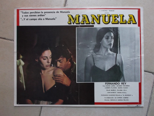 Vintage Cartel De Cine De Fernando Rey En Manuela!