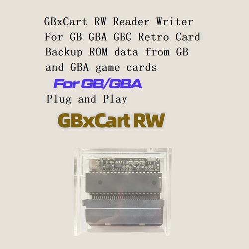 Gbxcart Rw Reader, Grabador Y Flash Para Gb Usb C Game Cartr