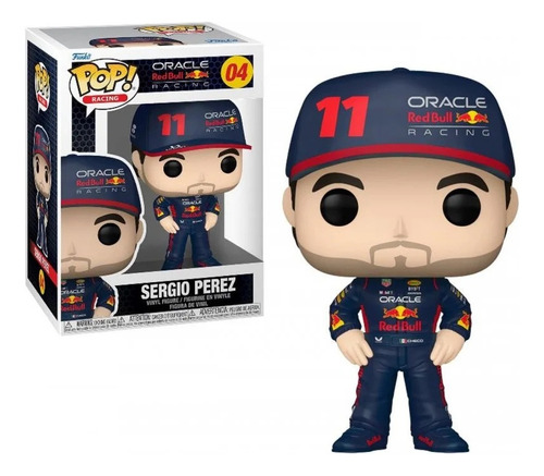 Funko Pop Sergio Perez #04 Redbull Racing F1 Checo