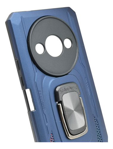 Funda Xiaomi Redmi A3 Protector Case Uso Rudo Anillo + Mica