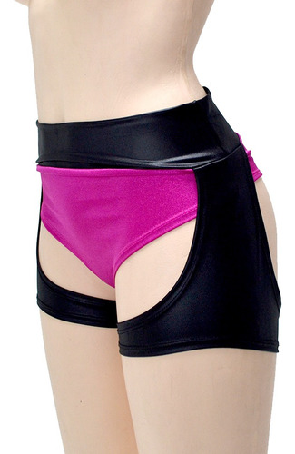 Mini Short De Lycra Pole Dance Abertura Baile Twerk Aina