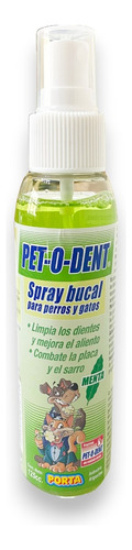 Spray Bucal Perros Gatos Dientes Limpios Sarro Buen Aliento