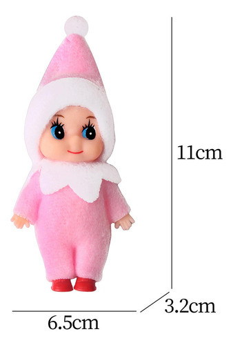 T 5 Pequeñas Muñecas De, Muñecas De Navidad, Lindos Rosa