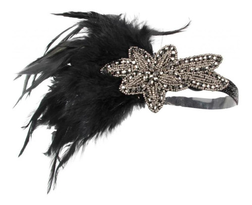 Hairband De Plumas De Estilo Vintage