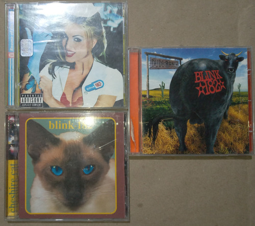 Blink 182: Enema Of State, Dude Ranch & Chesire Cat. 3x980