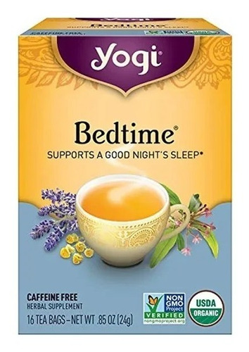 Te Yogi - Bedtime Apoya Una Buena Noche De Sueño Sin Cafeina