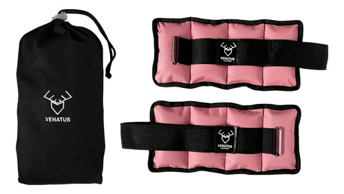 Polainas Deportivas 2 Kg Tobilleras Ajustables Rosa