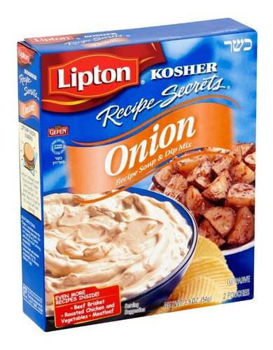 Sopa Instantánea Sabor Cebolla Kosher Lipton