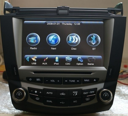 Estereo Dvd Gps Honda Accord 2003-2007 Bluetooth Radio Usb