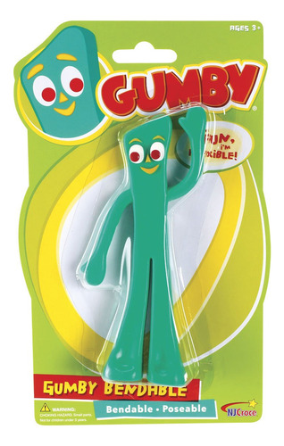 Figura Doblable Nj Croce Gumby Modelo: 4511 15 Cm De Altura