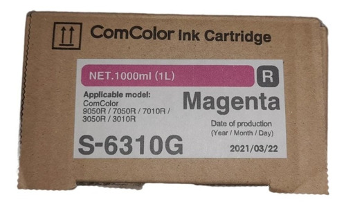 Tinta Riso Comcolor 9050r/7050r/7010r/3050r/3010r Negra