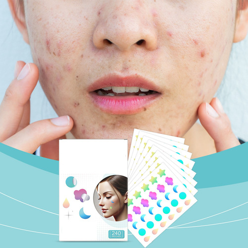 Parche Facial Oculto Multicolor Para Cubrir Las Imperfeccion
