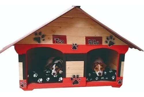 Casa Doble Para Perro Para Intemperi - Kg a $195000