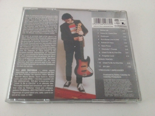 Jaco Pastorius - Jaco Pastorius Cd (Usado)