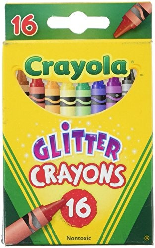 Crayola 16ct Multi-colored Crayons Glitter