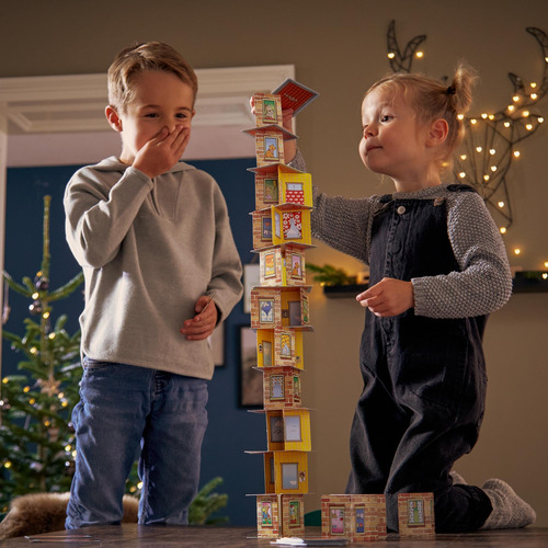Haba Rhino Hero, Un Heroico Juego De Cartas Apilables Para N
