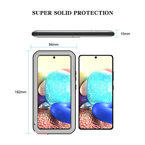 Funda Para Samsung Galaxy A71 5g Metal Y Silicon Gel